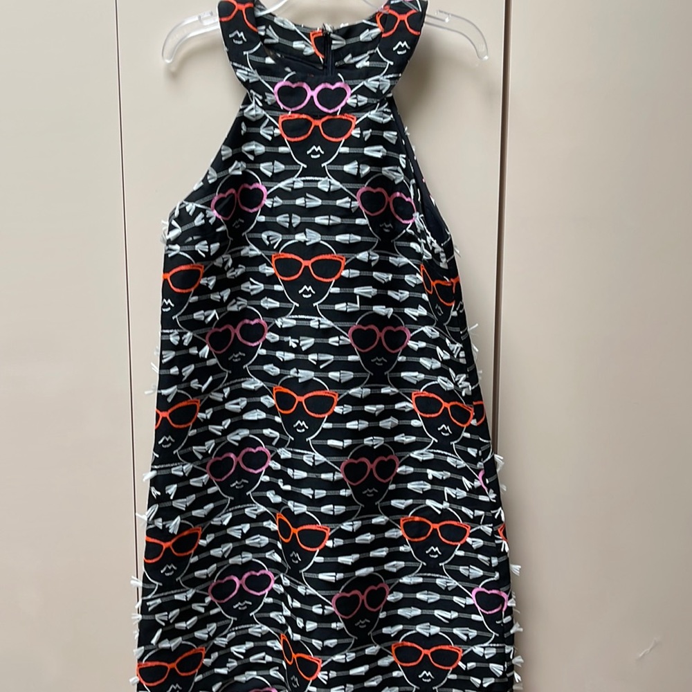 Anthropologie-Hutch mini dress eye glass theme